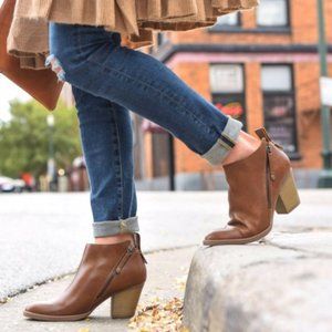 Double Zip Asymmetrical Booties *SOLD*